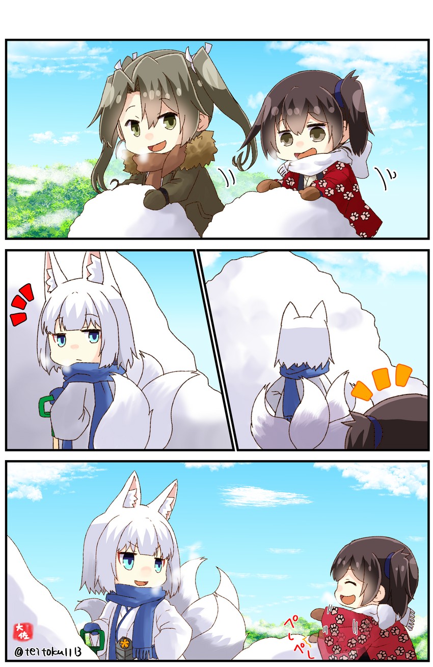zuikaku and kaga (kantai collection and 1 more) drawn by taisa_(kari)