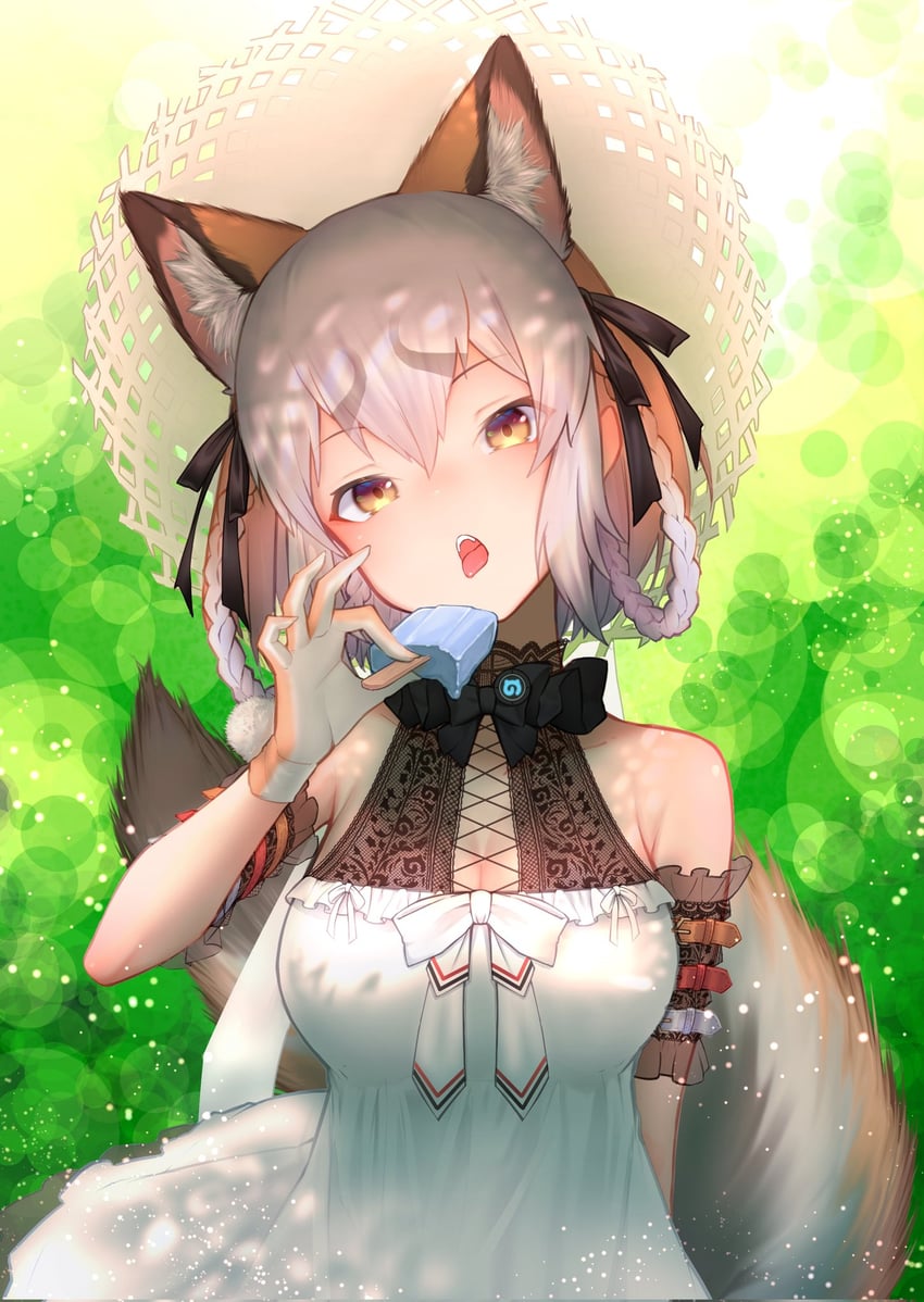 island fox (kemono friends and 1 more) drawn by akuma_(st.takuma)