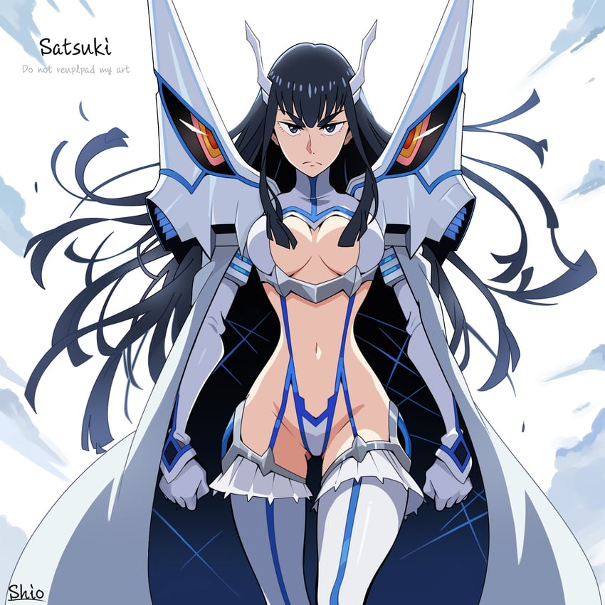 kiryuuin satsuki and junketsu (kill la kill) drawn by shio_(zsp1jqohfr12495)