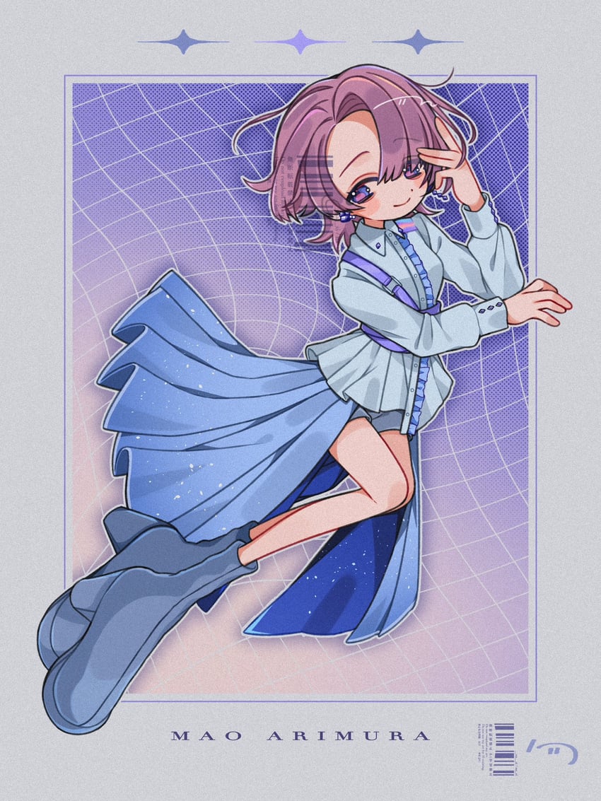 arimura mao (idolmaster and 1 more) drawn by nasi_(na_si)