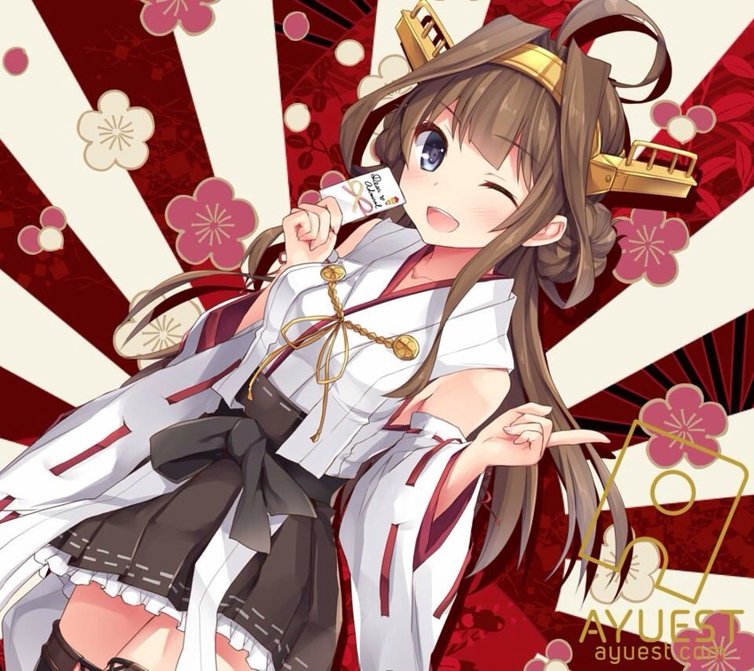 kongou and kongou kai ni (kantai collection) drawn by bankoku_ayuya