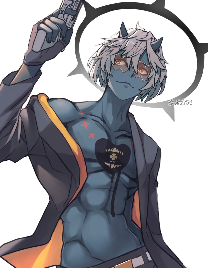happy chaos (guilty gear and 1 more) drawn by aoten_(aoiroarekore)