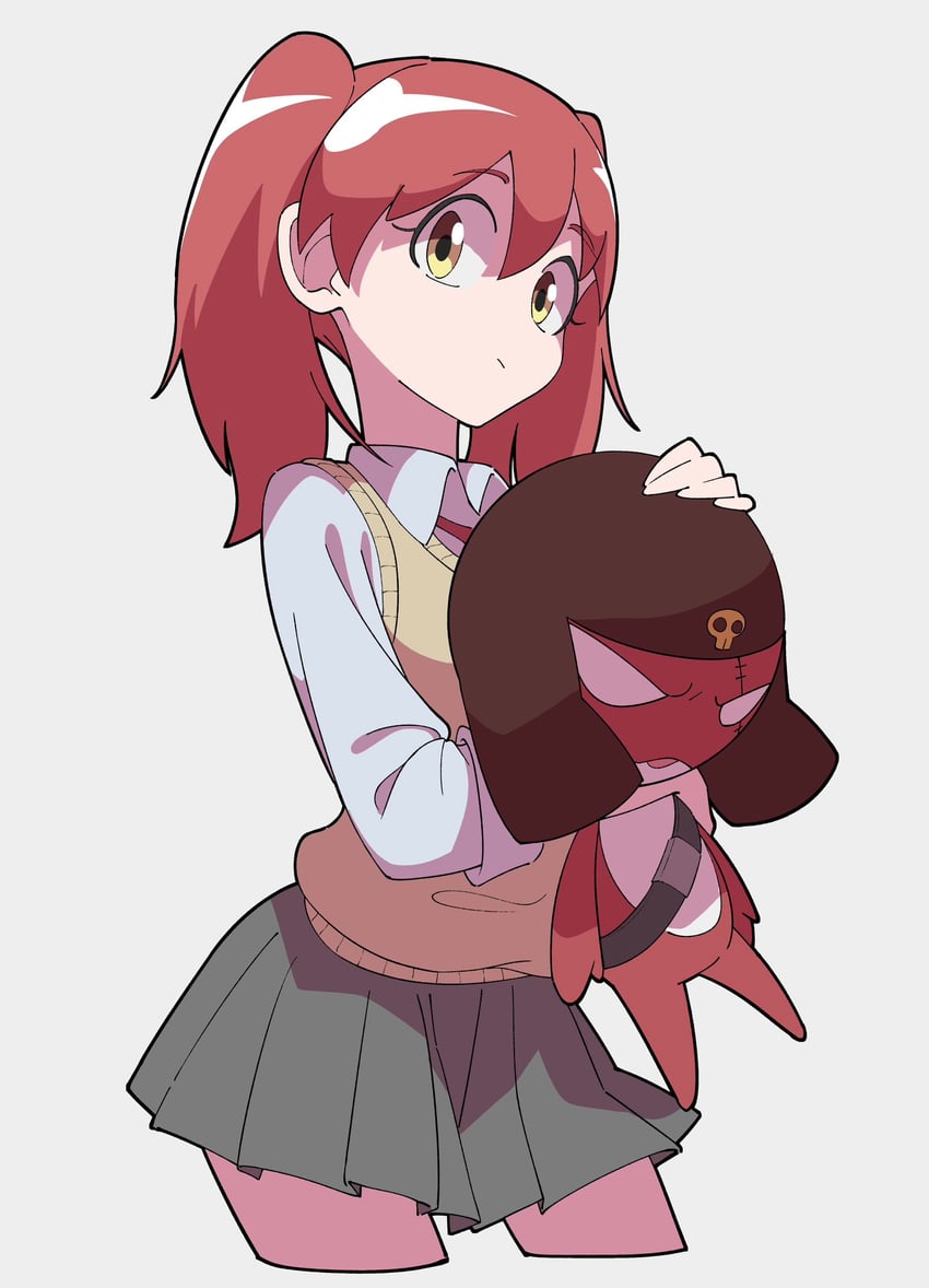 hinata natsumi and giroro (keroro gunsou) drawn by start_furuike