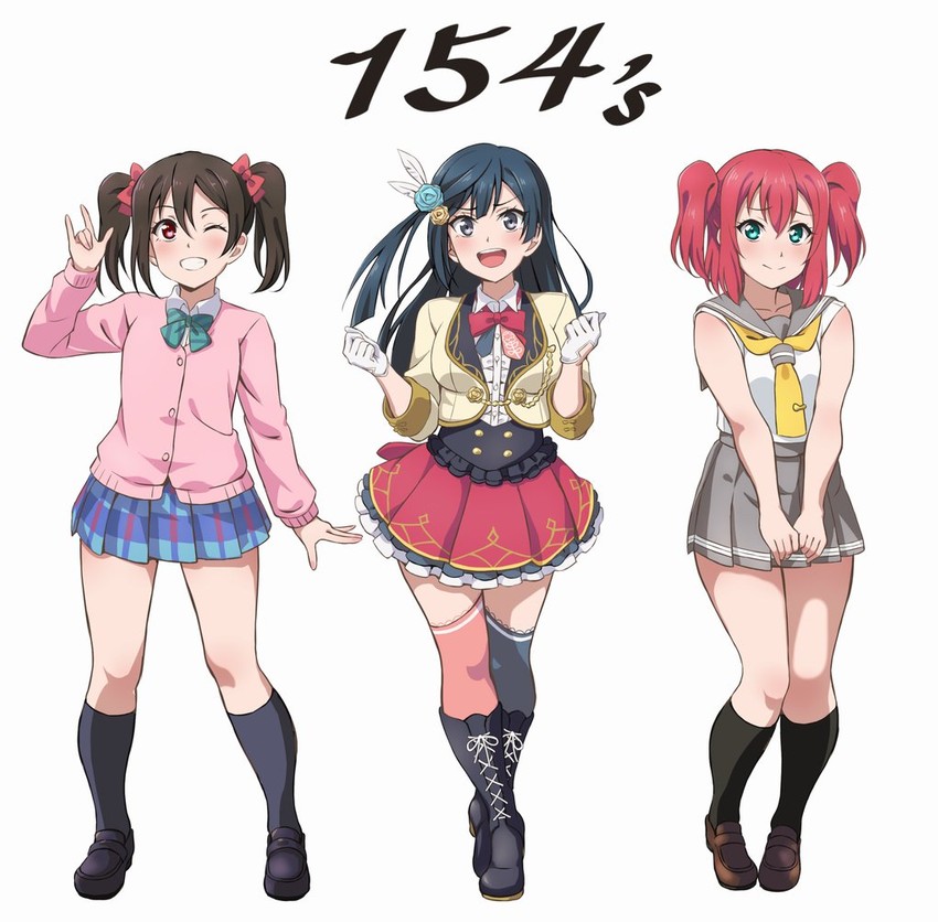 yazawa nico, yuki setsuna, and kurosawa ruby (love live! and 4 more) drawn by ankara_(ko_ruto3)