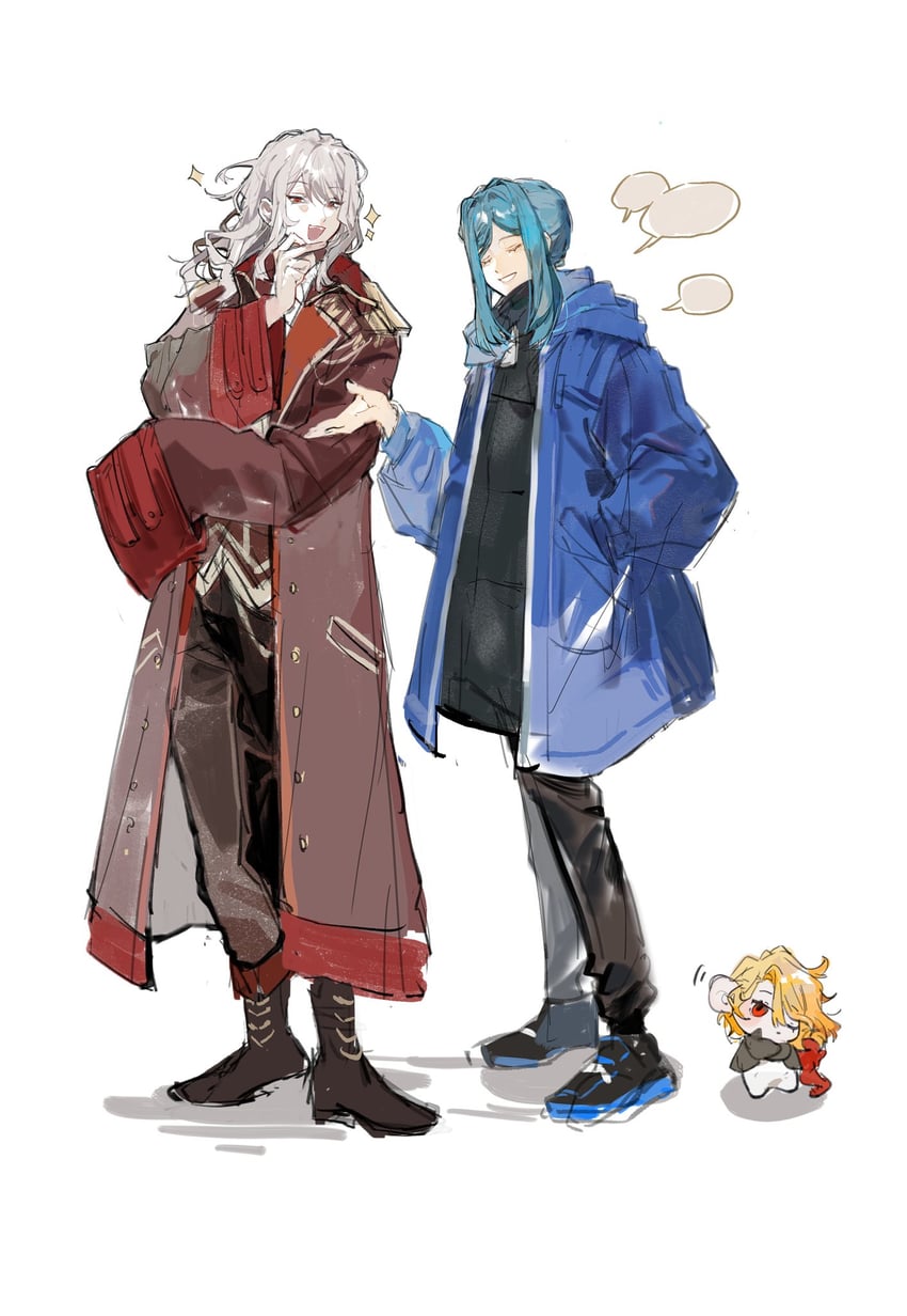 don quixote, sancho, and bari (project moon and 1 more) drawn by jingshenhuanghu