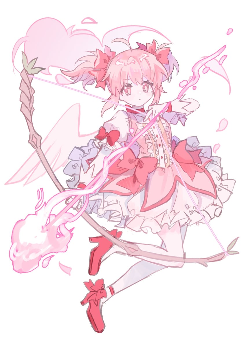 kaname madoka (mahou shoujo madoka magica) drawn by mew_(mewrurirun)