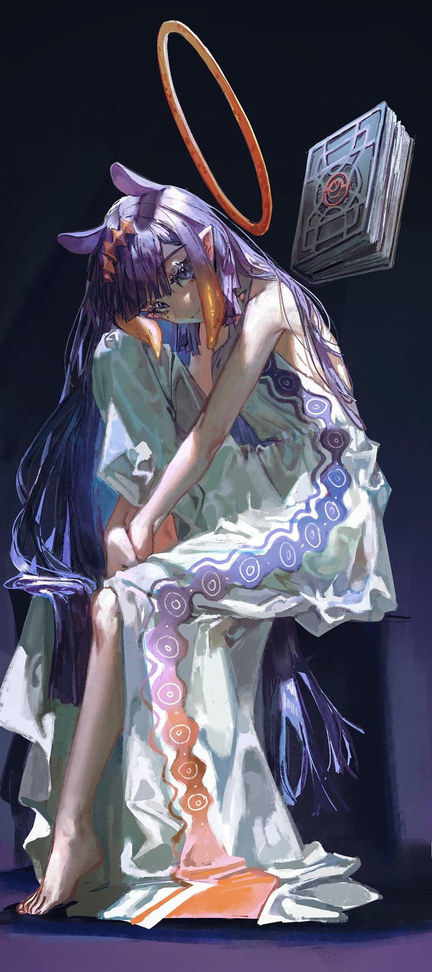 ninomae ina'nis and ao-chan (hololive and 1 more) drawn by quasarcake