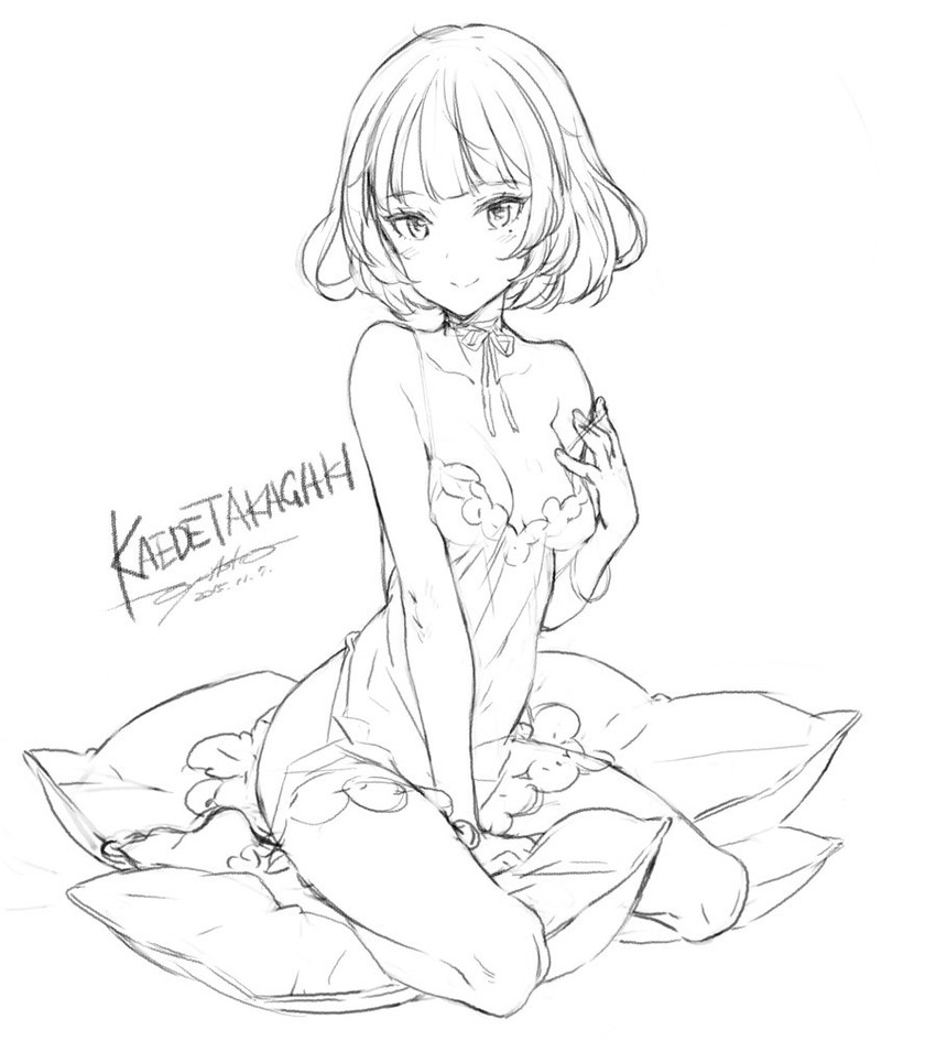 takagaki kaede (idolmaster and 1 more) drawn by oyari_ashito