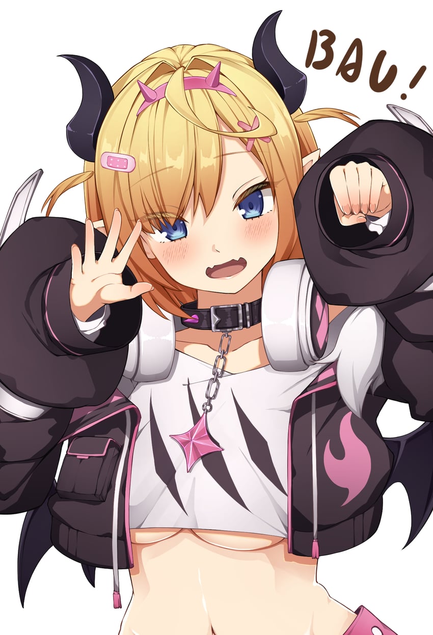 mococo abyssgard and yuzuki choco (hololive and 1 more) drawn by aobara_hairi