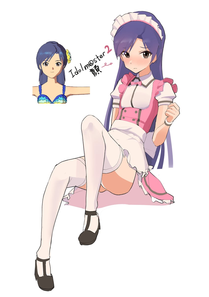 kisaragi chihaya (idolmaster and 3 more) drawn by ch2haya_p