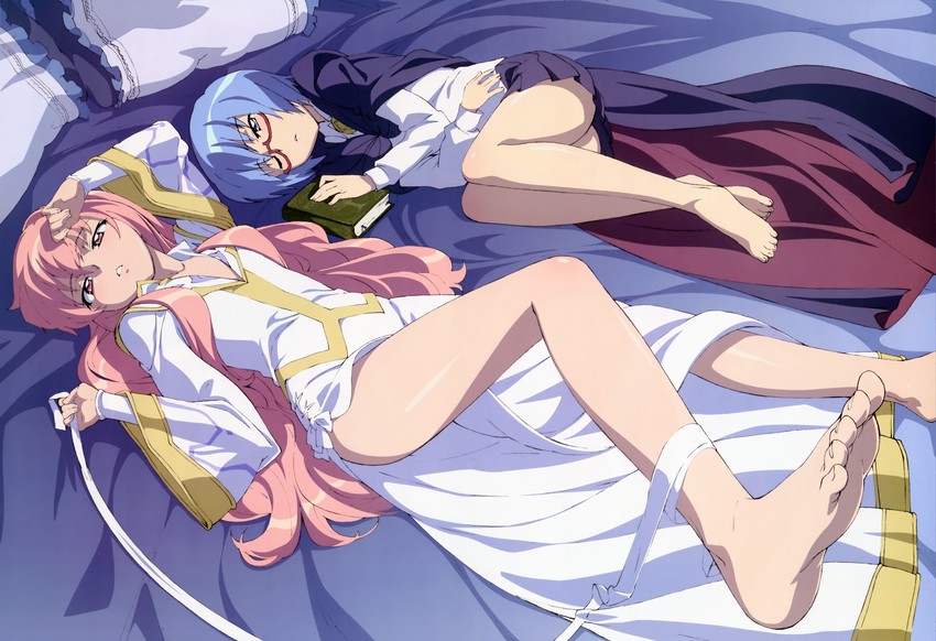 louise francoise le blanc de la valliere and tabitha (zero no tsukaima and 1 more) drawn by fujii_masahiro