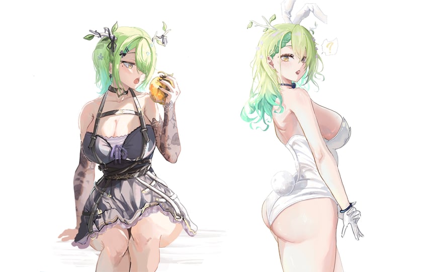ceres fauna (hololive and 1 more) drawn by harikyon_dzs