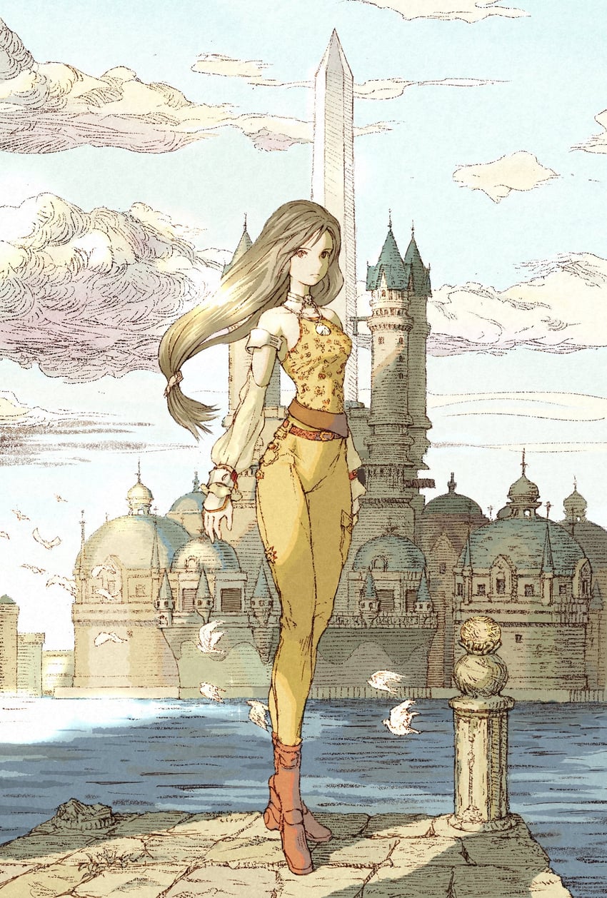 garnet til alexandros xvii (final fantasy and 1 more) drawn by shinichi_kobe