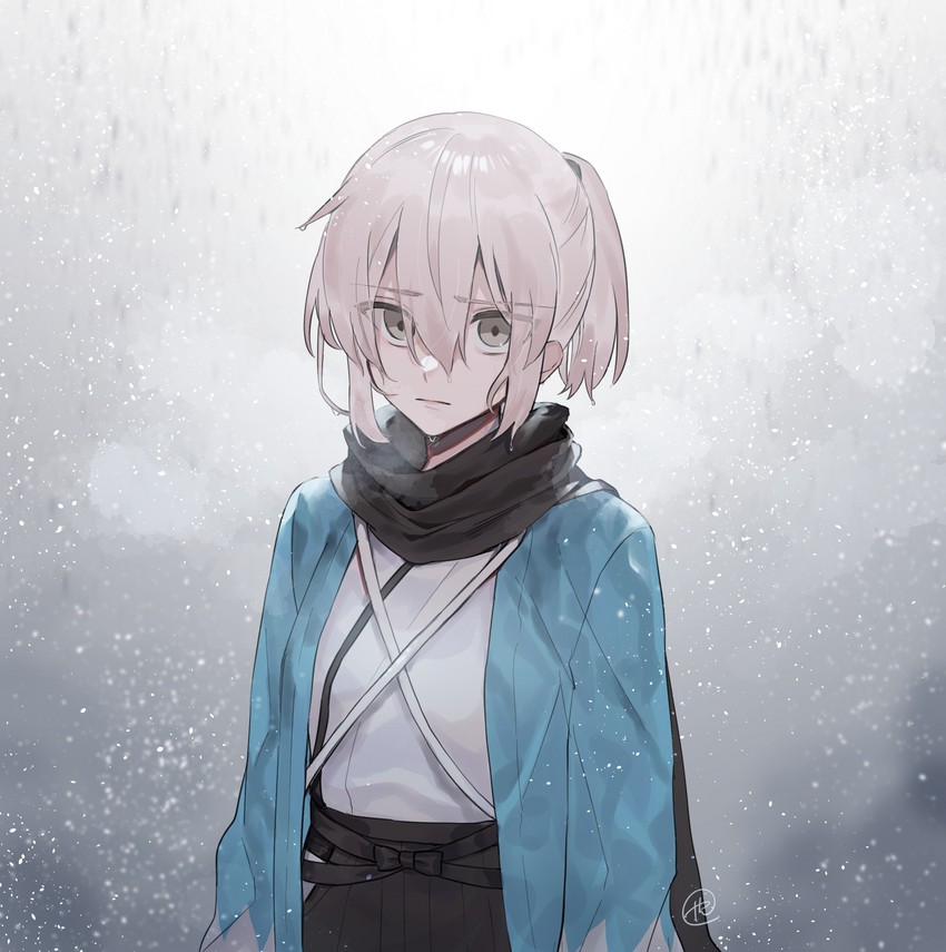 okita souji (fate and 1 more) drawn by sumibiya_yasain