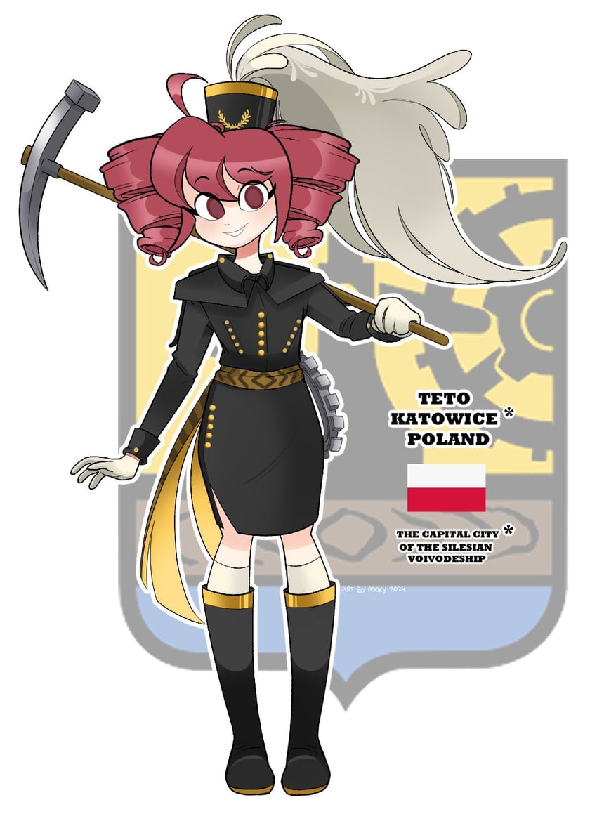 kasane teto (utau) drawn by pooky_(karolinazalew12)