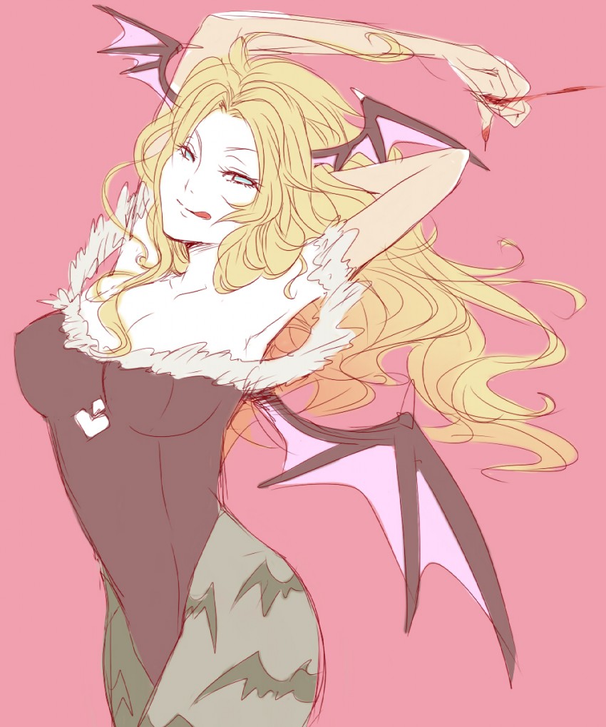 morrigan aensland and matsumoto rangiku (bleach and 1 more) drawn by noritamako