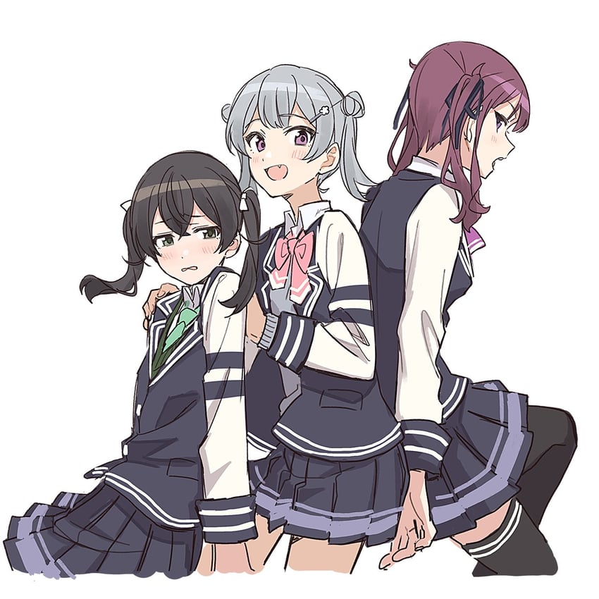 koharu rikka, natsuki karin, and hanakuma chifuyu (synthesizer v and 1 more) drawn by teshima_nari