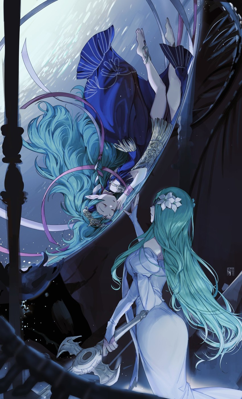 rhea and sothis (fire emblem and 1 more) drawn by velahka
