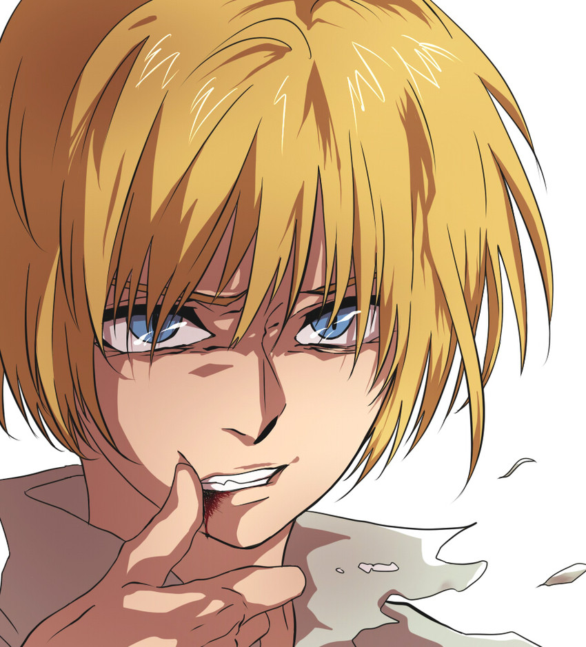 armin arlert (shingeki no kyojin) drawn by mochi_(shino-1112)