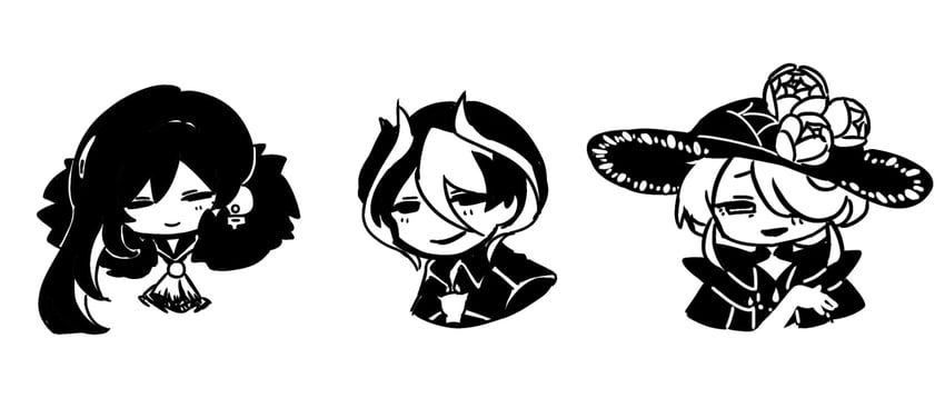 binah, ozen, and cogita (pokemon and 4 more) drawn by em3ang