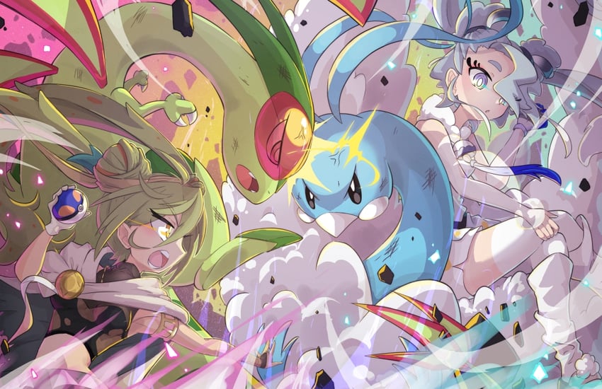 hatsune miku, altaria, flygon, flying miku, and ground miku (pokemon and 2 more) drawn by the_land_druid