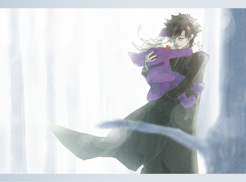 illyasviel von einzbern and emiya kiritsugu (fate and 1 more) drawn by amexxu