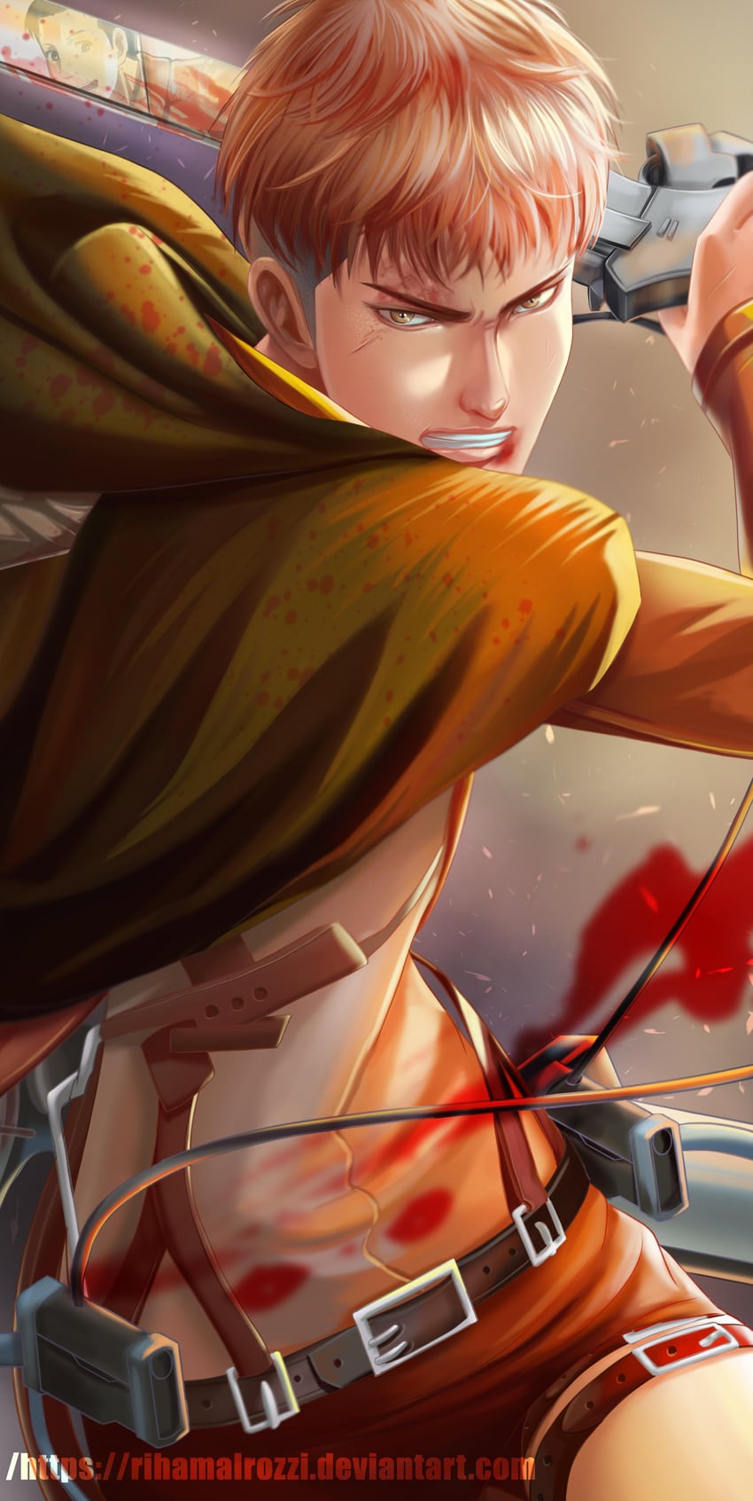 jean kirstein (shingeki no kyojin) drawn by rihamalrozzi