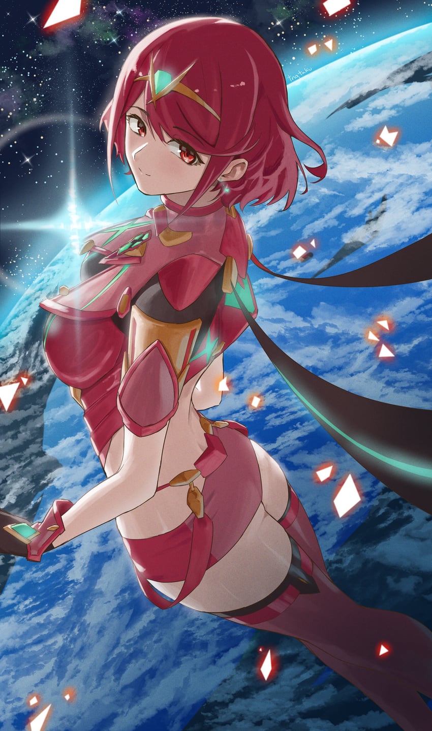 pyra (xenoblade chronicles and 1 more) drawn by tngtaku