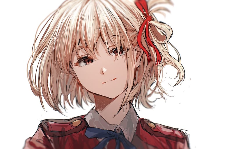 nishikigi chisato (lycoris recoil) drawn by itagaku
