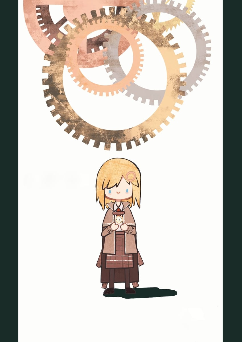 watson amelia (hololive and 1 more) drawn by yiyaoxiaoxing