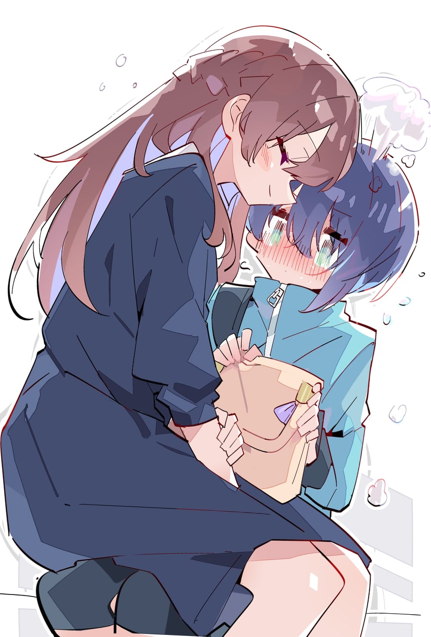 tanizaki shion and obunai suzuha (na nare hana nare) drawn by zhanzhangzlw