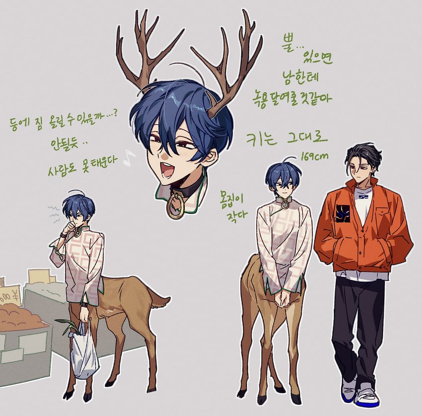 motohashi iori and itou fumiya (charisma house) drawn by kitsune_(ly_howe)