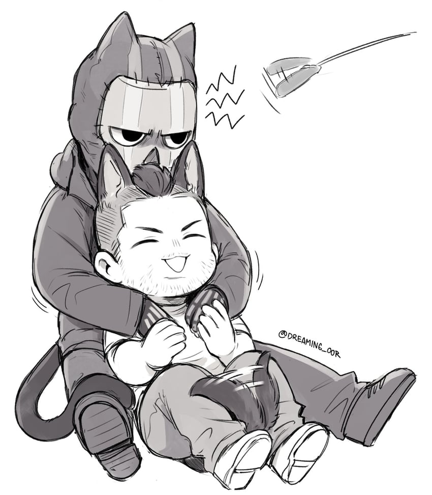 ghost and soap (call of duty and 1 more) drawn by dreaming_oor