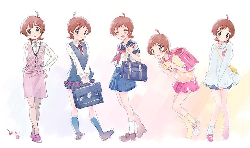 kinoshita hinata (idolmaster and 1 more) drawn by riyo_(riyontoko)