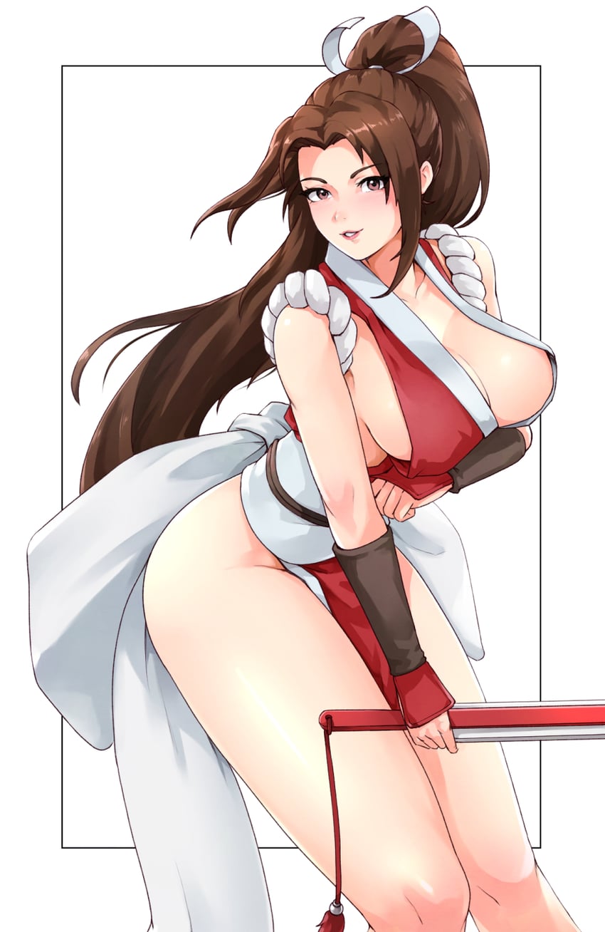 shiranui mai (the king of fighters and 1 more) drawn by tuzi717