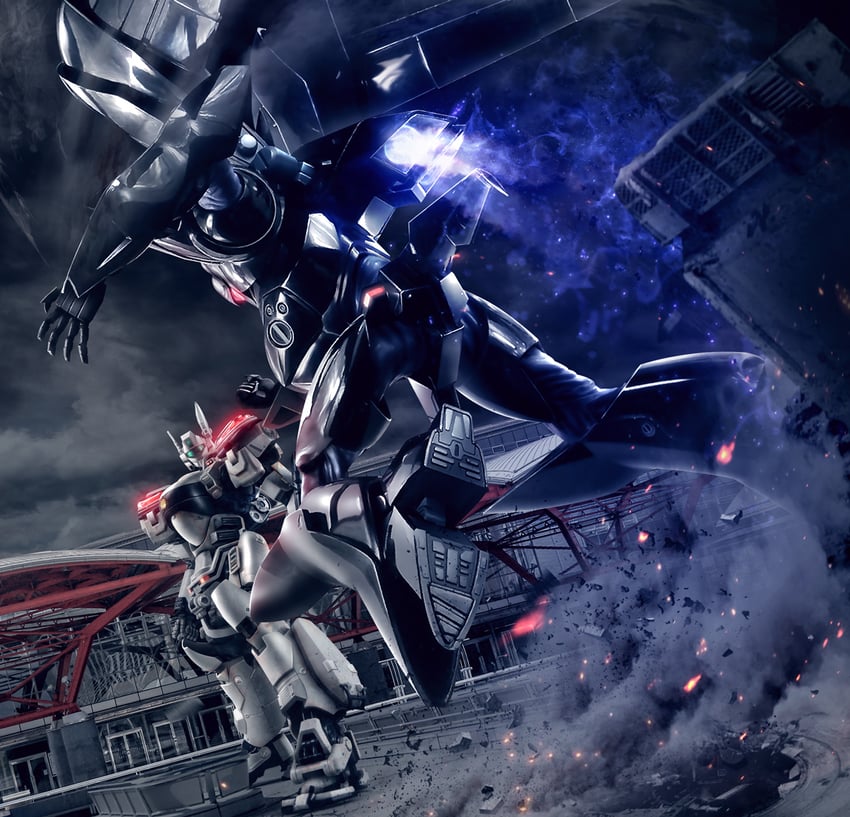 av-98 ingram and type j-9 griffon (kidou keisatsu patlabor) drawn by hiropon_(tasogare_no_puu)