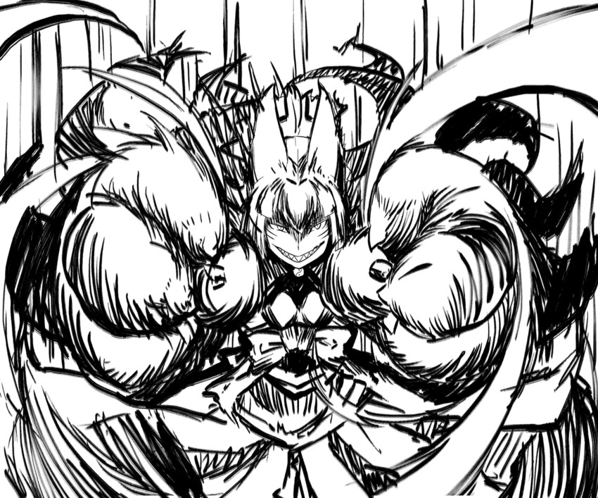 yao (mon-musu quest! and 1 more) drawn by jingai_modoki