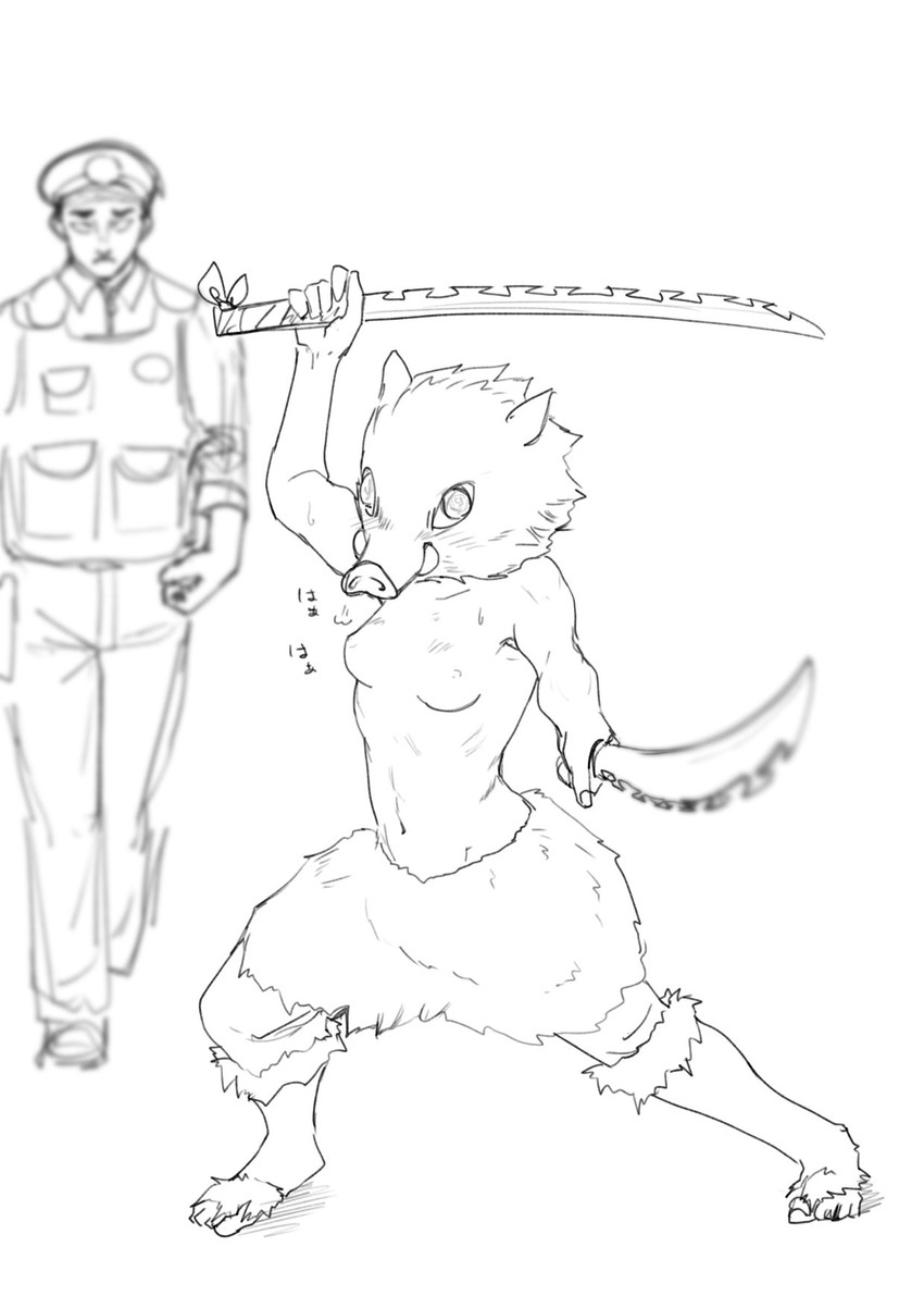 hashibira inosuke (original and 1 more) drawn by shimokori