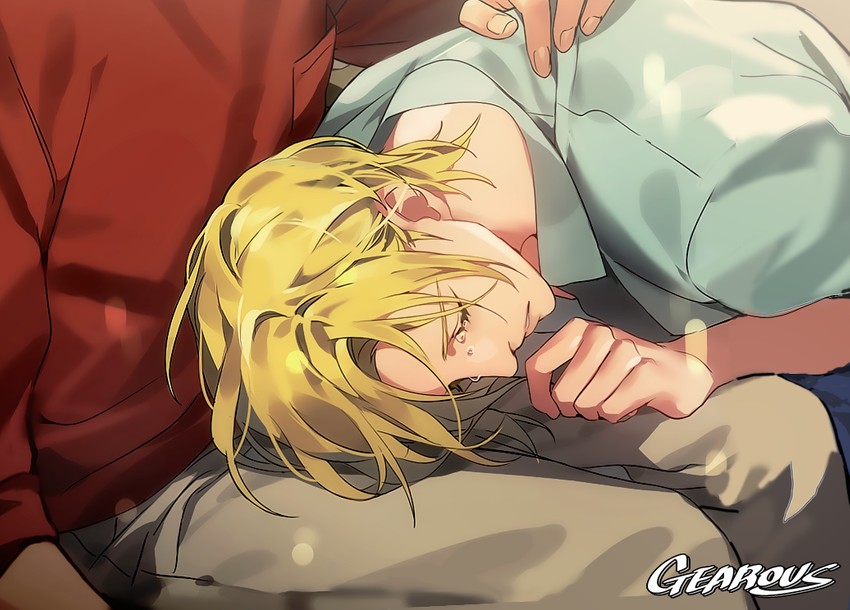 ash lynx and okumura eiji (banana fish) drawn by gearous