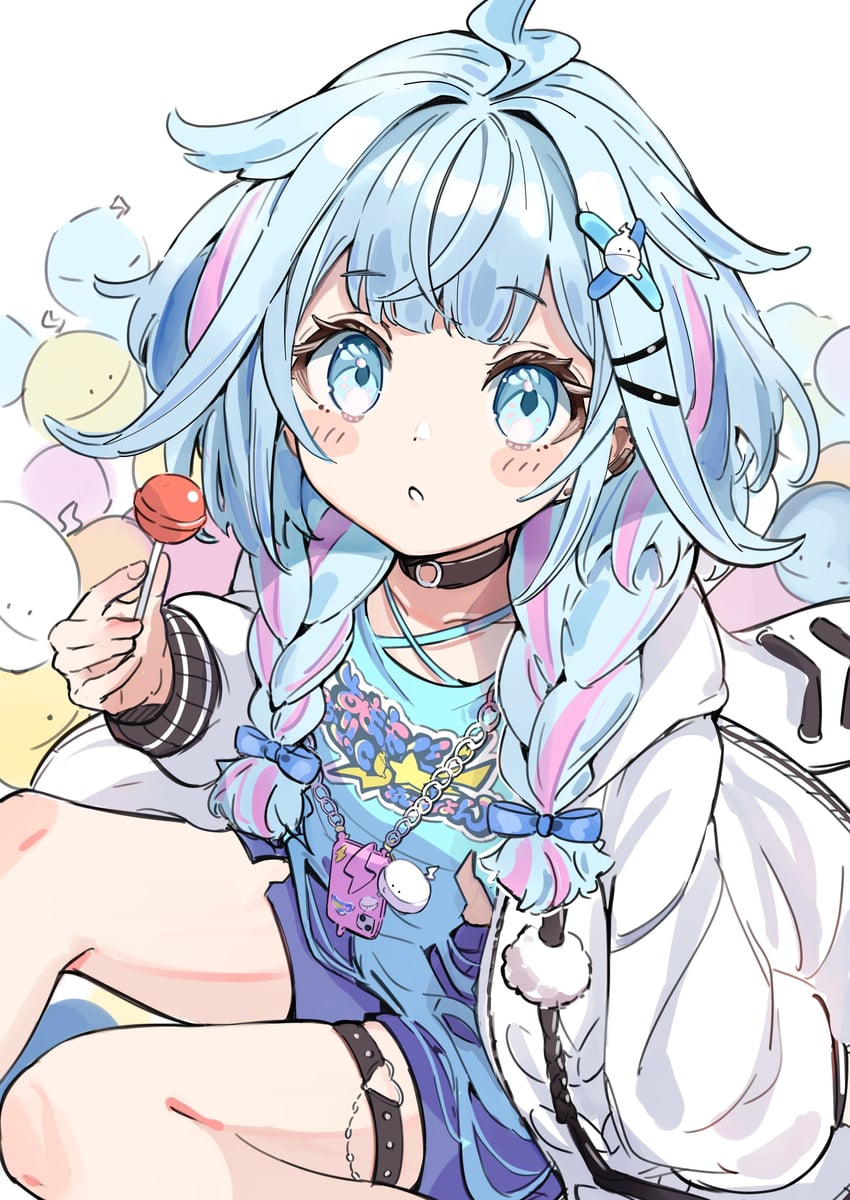 mizumiya su (hololive and 1 more) drawn by anbasa_(amaneyuz13)