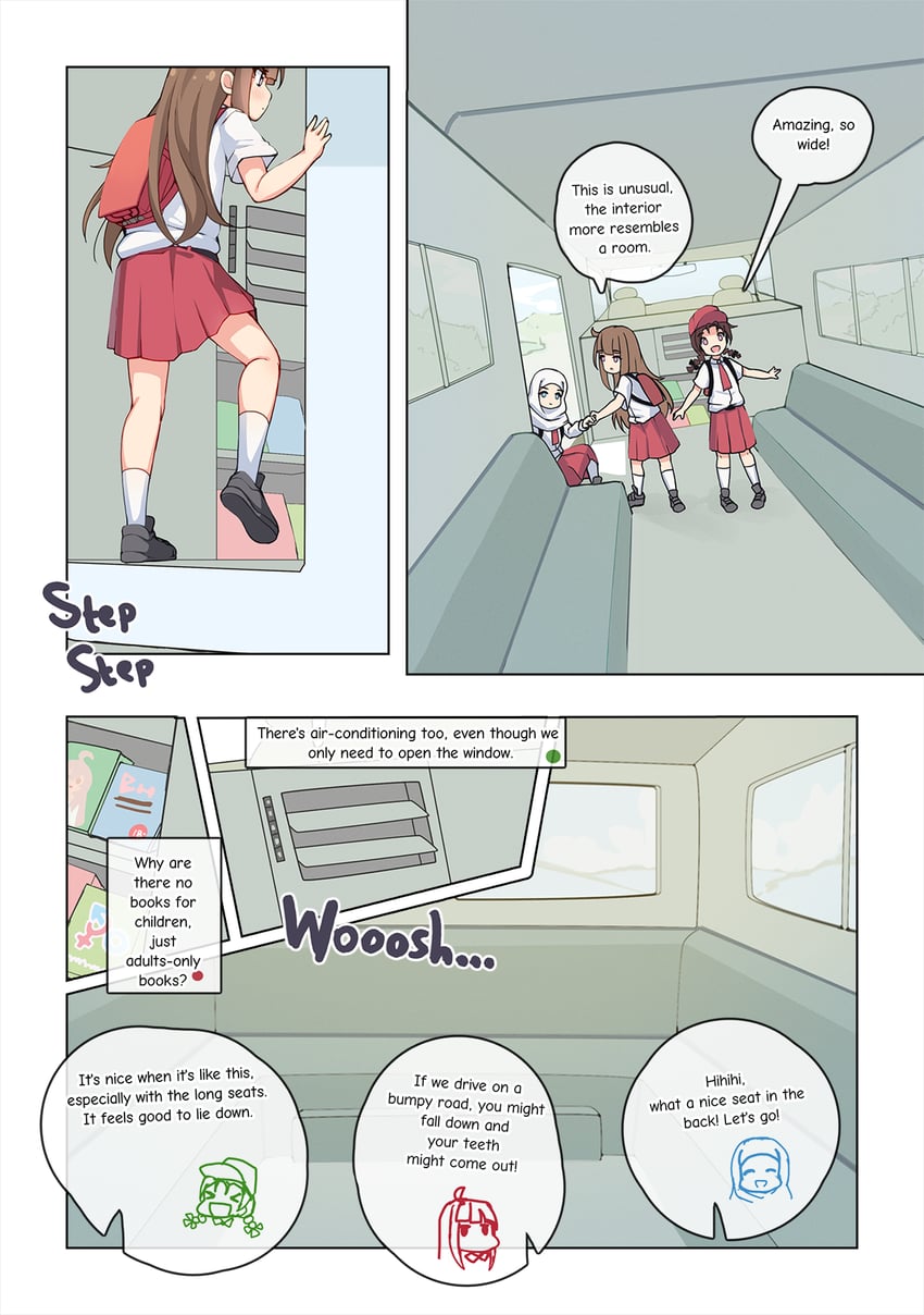 oyama mahiro, shelli, rara, and lina (original and 1 more) drawn by luxuriou_s