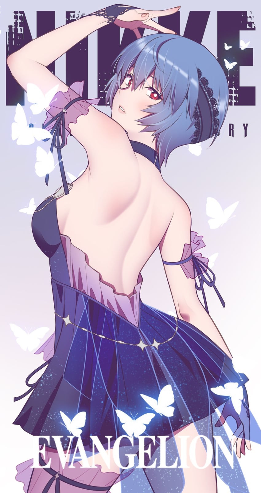 ayanami rei (neon genesis evangelion and 2 more) drawn by andrian_januar_adilia