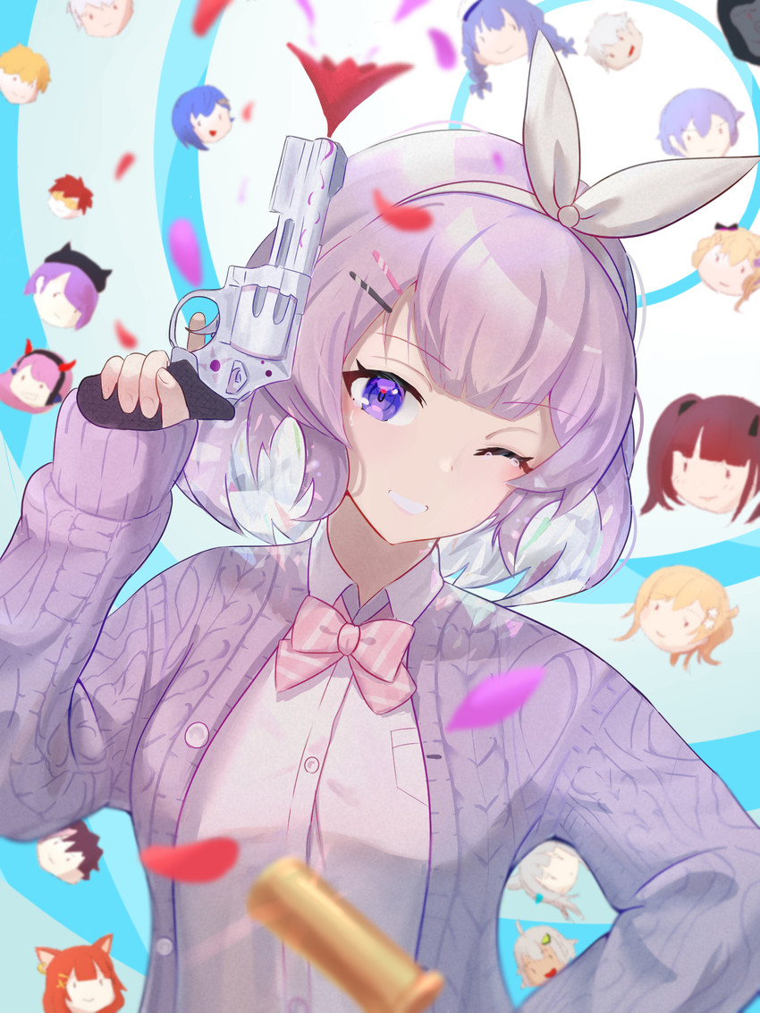 tokoyami towa, kuzuha, kurumi noah, ratna petit, yuuki chihiro, and 11 more (hololive and 9 more) drawn by nukoban