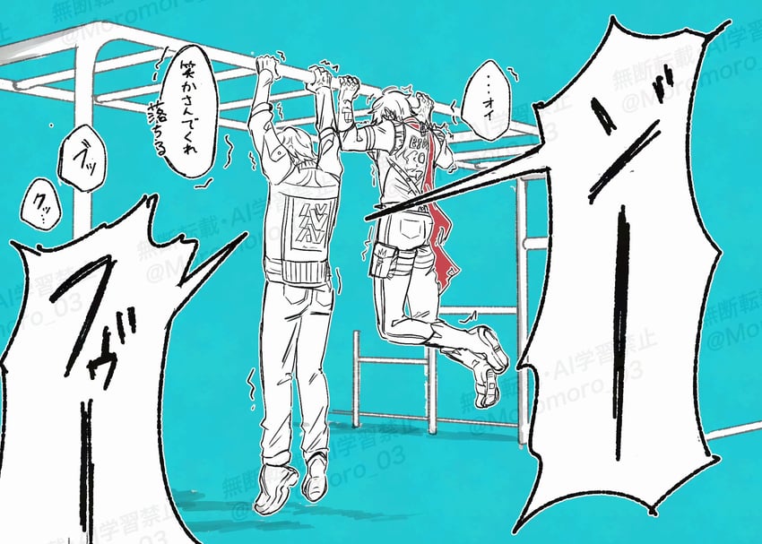 wise and lighter (zenless zone zero) drawn by morotomo_(moromoro_03)
