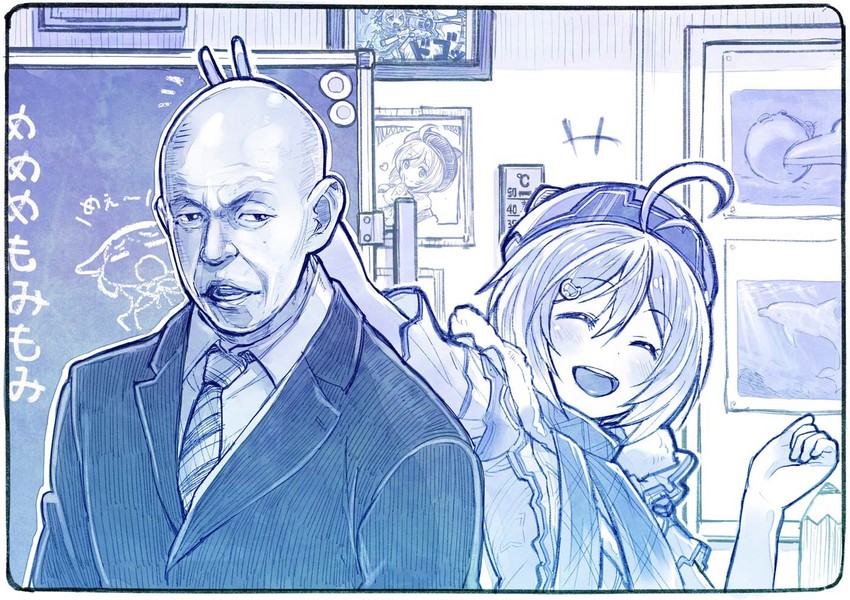 dennou shoujo siro, mokota mememe, and kotouge eiji (real life and 2 more) drawn by sakino_shingetsu