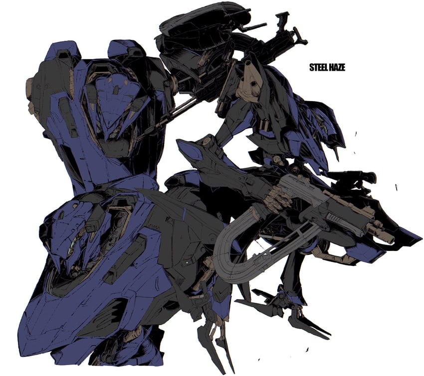 steel haze (armored core and 1 more) drawn by mznomono