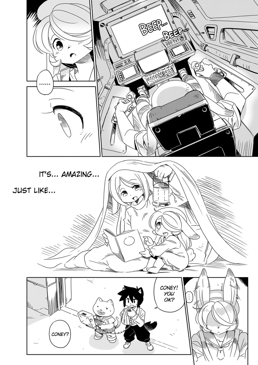 eileen coney, kiki, and laika sputnik (modern mogal) drawn by shepherd0821