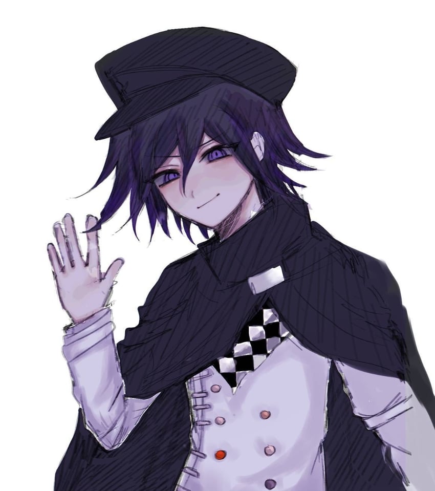 oma kokichi (danganronpa and 1 more) drawn by aro_a