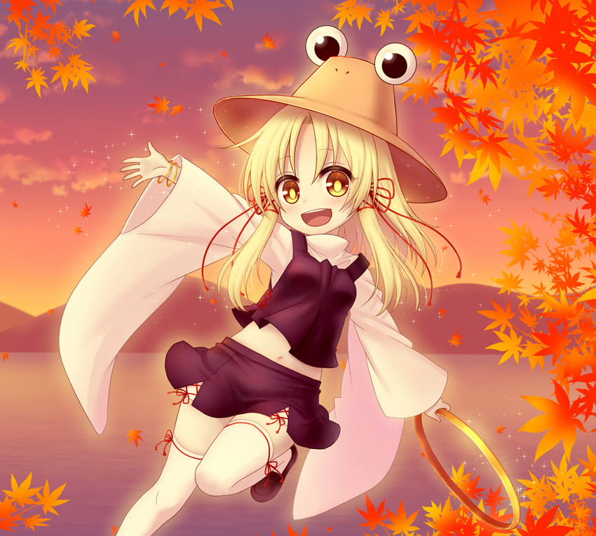 moriya suwako (touhou) drawn by miruki
