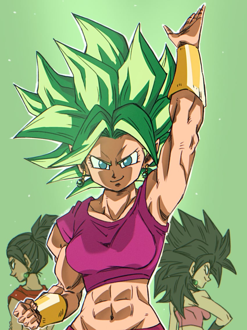 caulifla, kefla, and kale (dragon ball and 1 more) drawn by migatte07